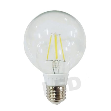 Led2020 LED2020 ZL-G25-4W-27K-3PACK G25 4W LED Filament Globe Bulb; Soft White - 3 Pack ZL-G25-4W-27K-3PACK